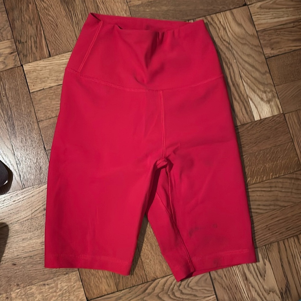 Wardrobe NYC red shorts. Size XS